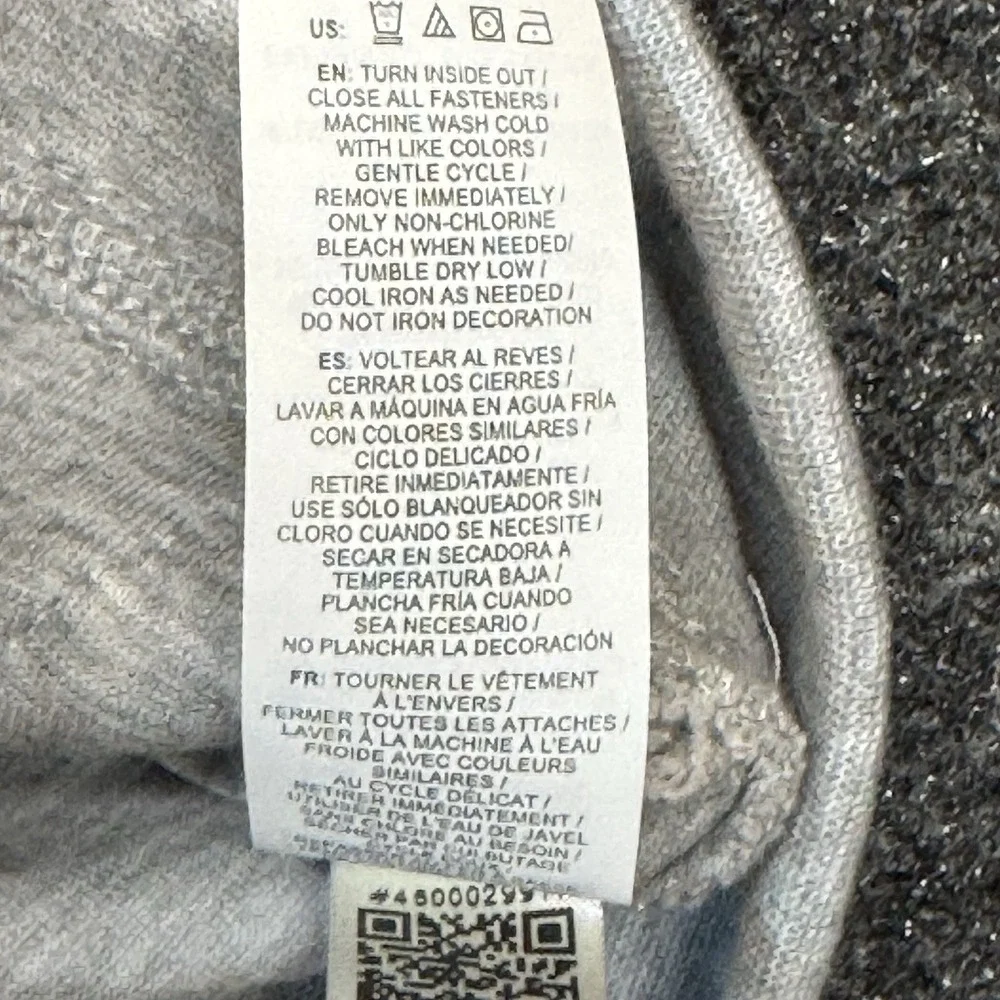Men's Adidas Full Zip Grey Hoodie Size Medium